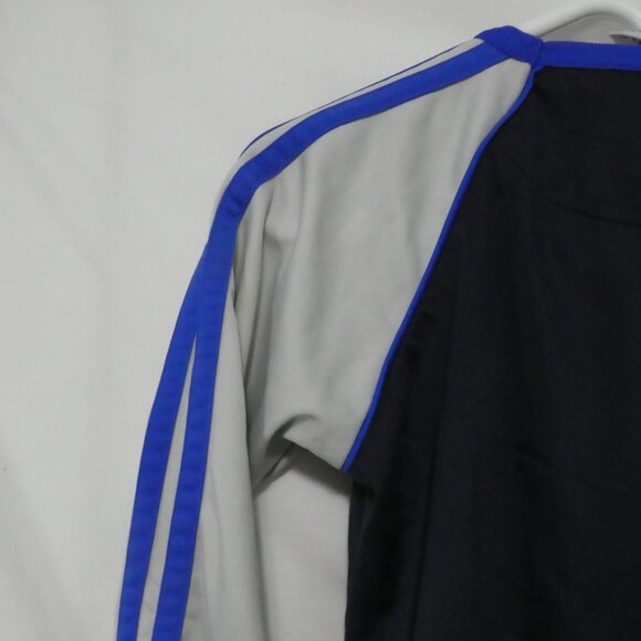 Y2K | GAP | medium (8) | Blue And Grey Long Sleeve Shirt With Stripes - Picture 11 of 16